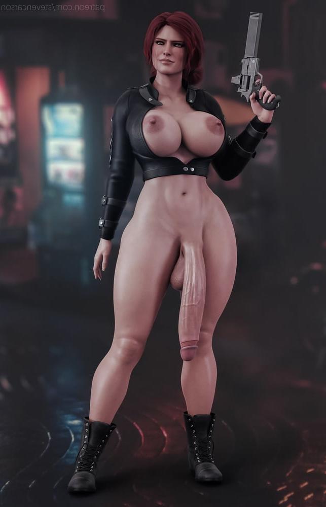 25P (StevenCarson) - Futanari shemale from games - part 4