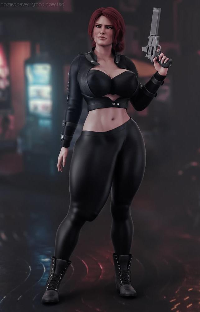 25P (StevenCarson) - Futanari shemale from games - part 4