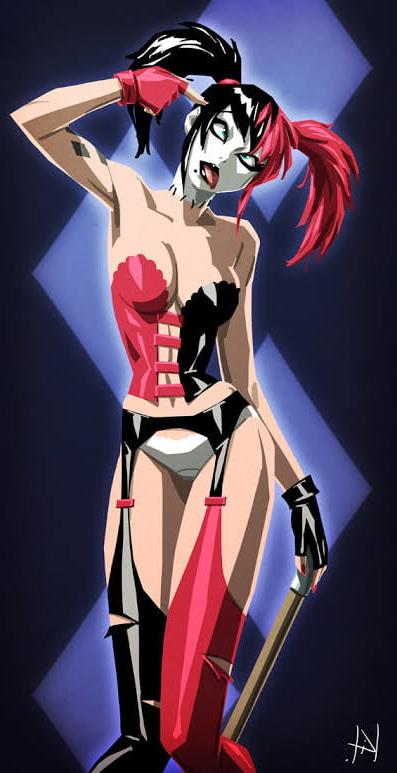 22P Cartoon 2. Harley Quinn