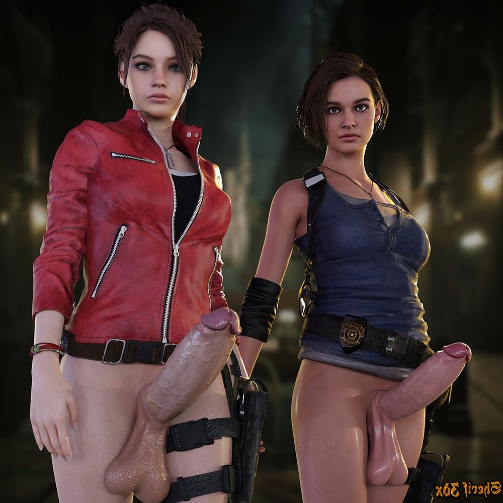 25P 3D Futanari