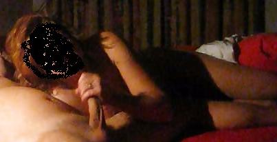 8P My wife give my a blowjob, than she did it herself.
