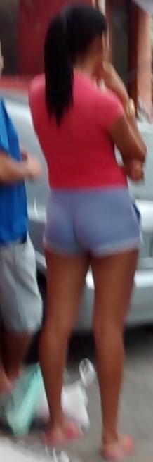 11P shorts Enterrado na bundinha da morena