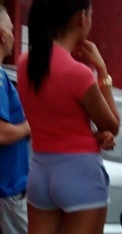11P shorts Enterrado na bundinha da morena