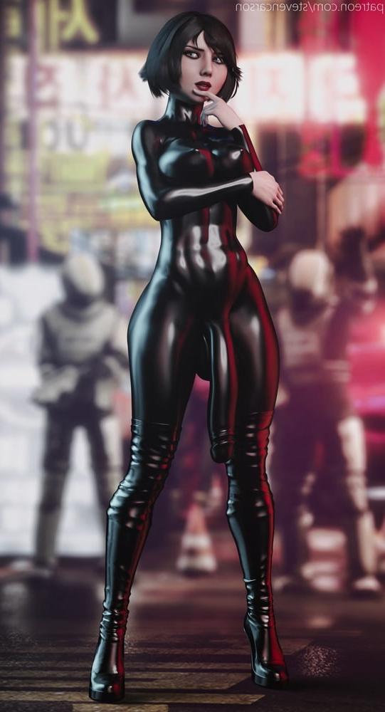 25P (StevenCarson) - Futanari shemale from games - part 2