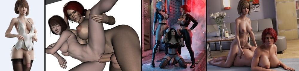25P (StevenCarson) - Futanari shemale from games - part 2