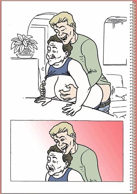 9P Granny cartoon