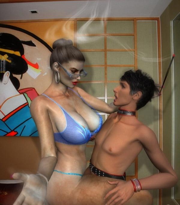 24P Domme Mom 3D