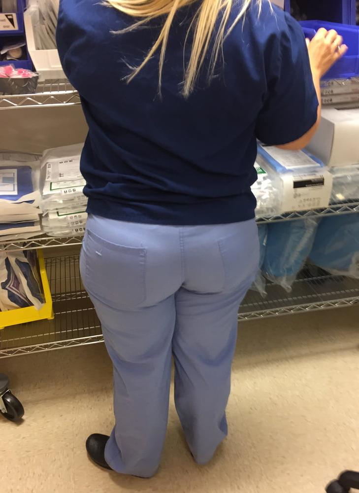 18P Voyeur of a couple coworkers ass