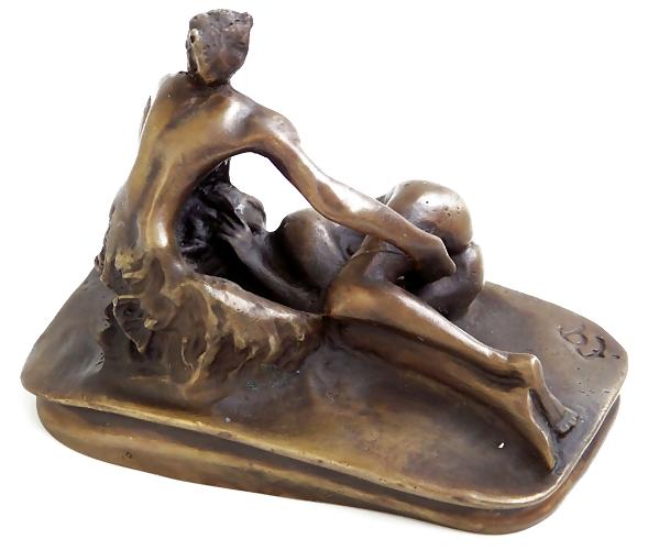 25P Small Porn Sculptures 3 - Bronze Statuettes for Weinfan 
