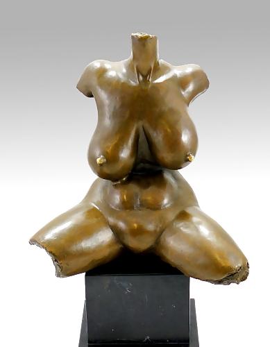 25P Small Porn Sculptures 3 - Bronze Statuettes for Weinfan 