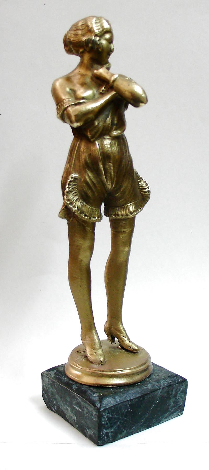 25P Small Porn Sculptures 3 - Bronze Statuettes for Weinfan 