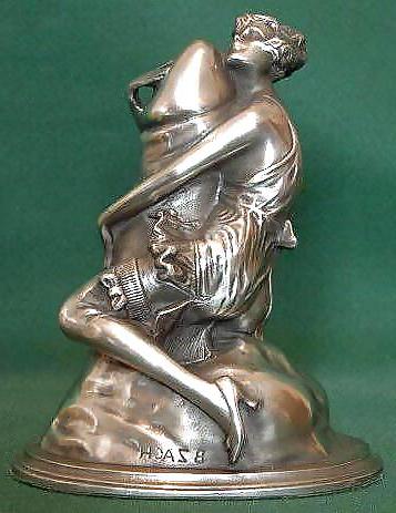 25P Small Porn Sculptures 3 - Bronze Statuettes for Weinfan 