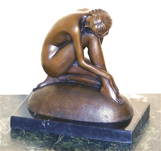 25P Small Porn Sculptures 3 - Bronze Statuettes for Weinfan 