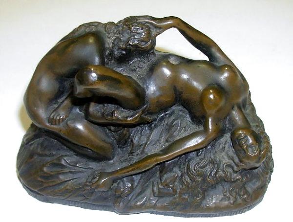 25P Small Porn Sculptures 3 - Bronze Statuettes for Weinfan 