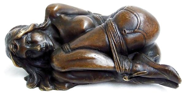 25P Small Porn Sculptures 3 - Bronze Statuettes for Weinfan 