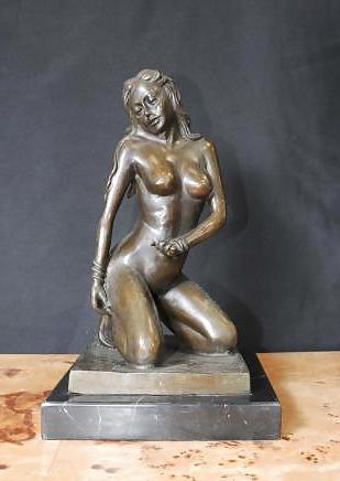25P Small Porn Sculptures 3 - Bronze Statuettes for Weinfan 