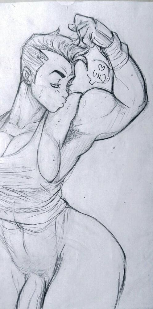 25P Zarya muscular russian futa futanari (Overwatch)