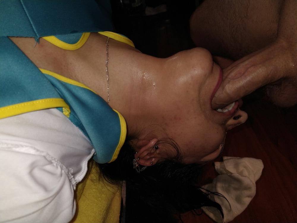 11P Throat fucking.. Gagging... Extreme.. Messy