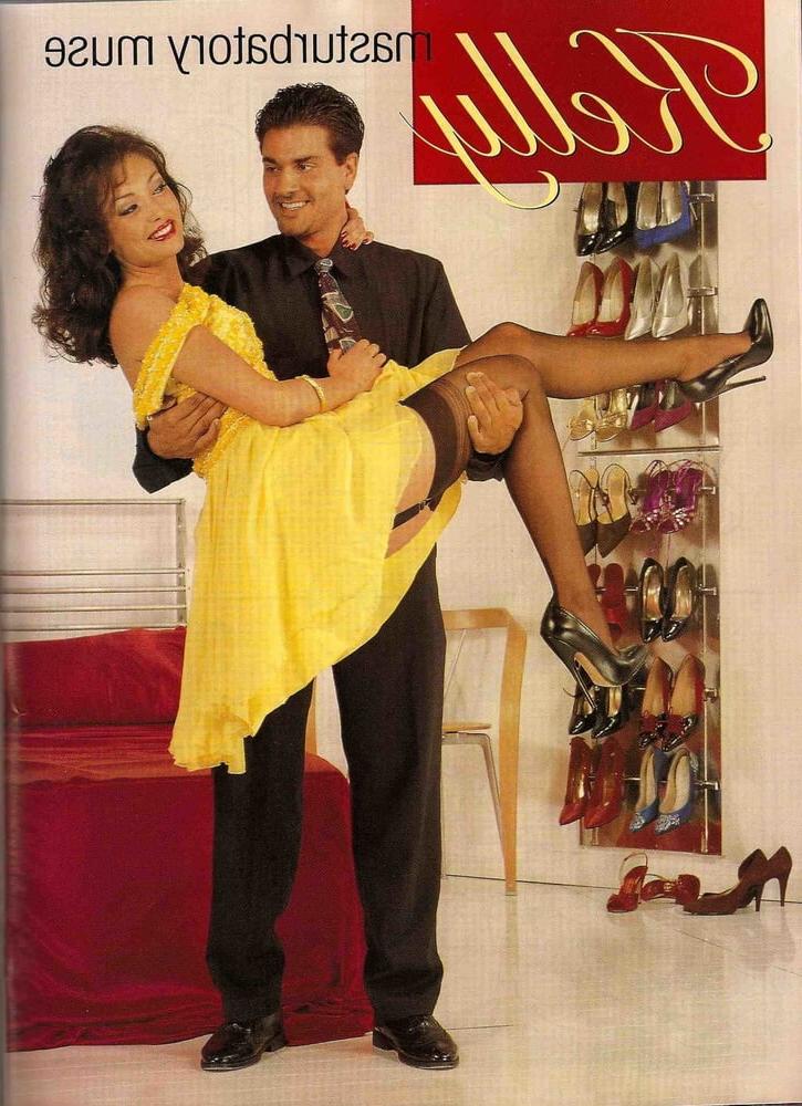 12P Leg Show Magazine - Sexy Couple Playing in Nylons (LuckyGuy)