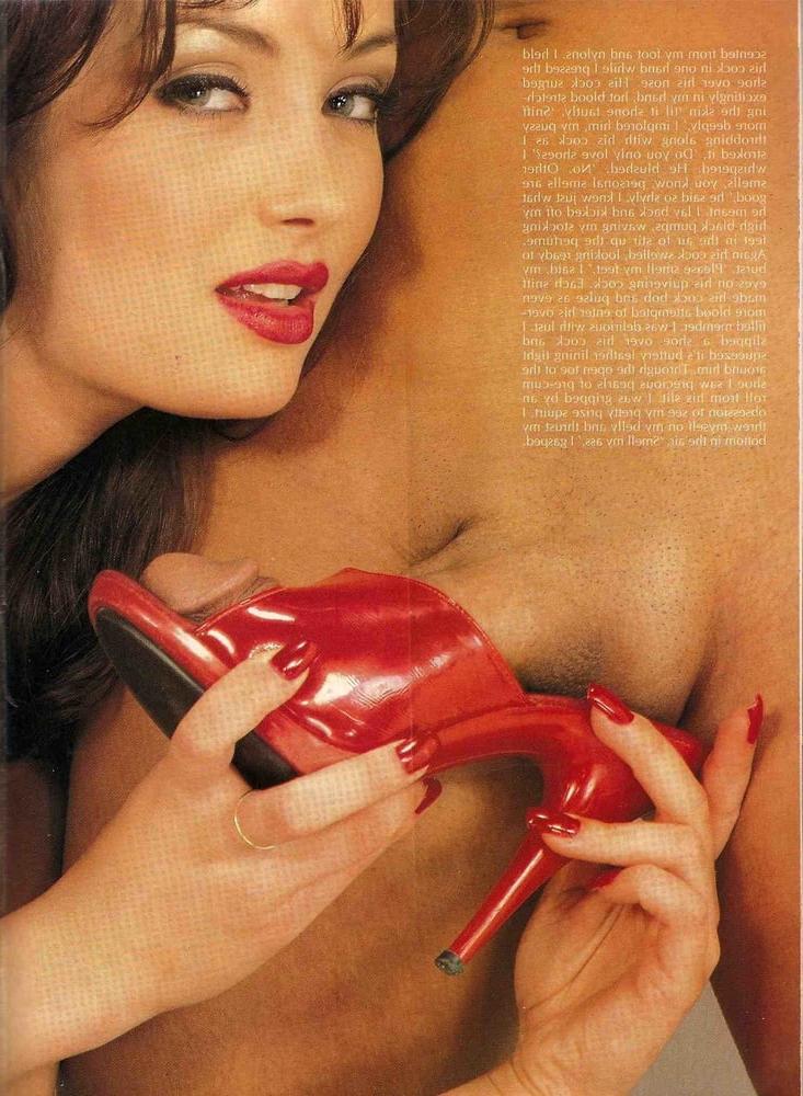 12P Leg Show Magazine - Sexy Couple Playing in Nylons (LuckyGuy)
