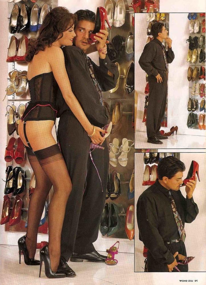 12P Leg Show Magazine - Sexy Couple Playing in Nylons (LuckyGuy)