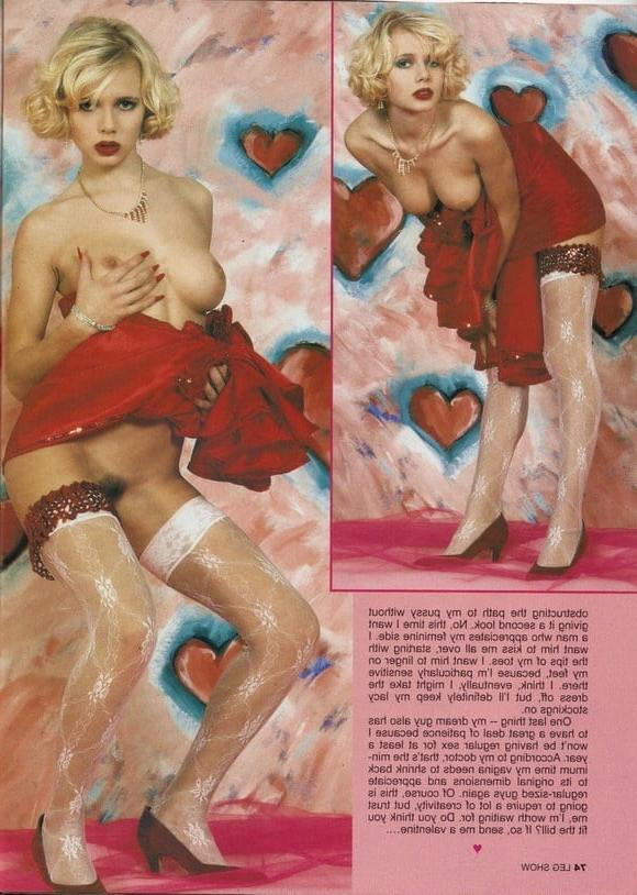 6P Leg Show Magazine - Blonde in Stockings