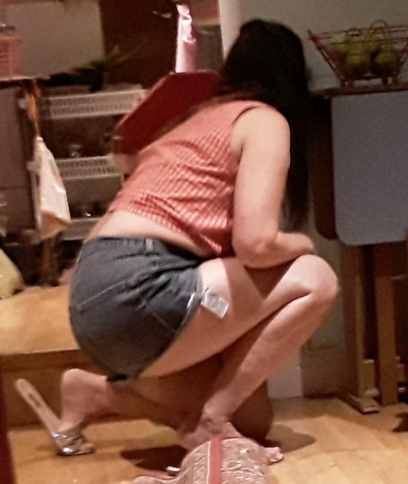 25P The Mrs in Levis 525 Jean Shorts Daisy Dukes