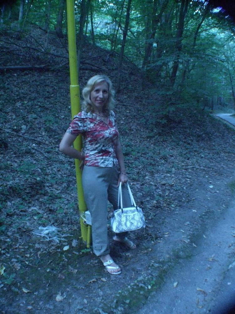 19P My friend Gloria in Frankfurt Germany