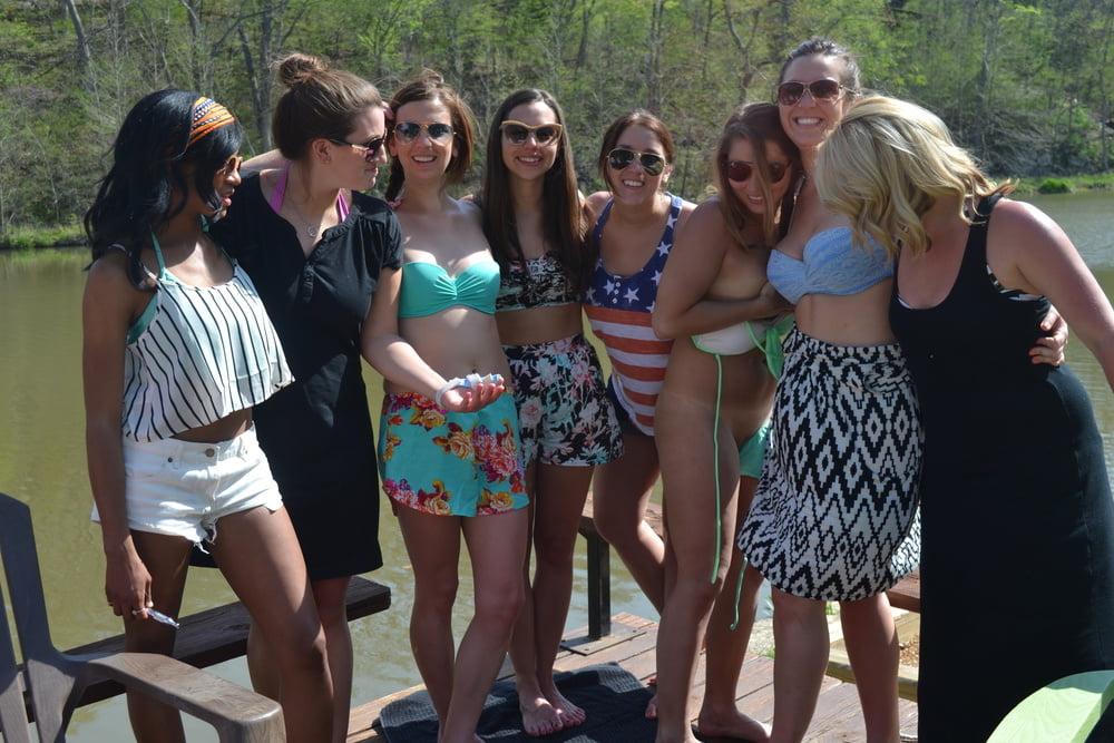 9P Bikini Stripped by Friend