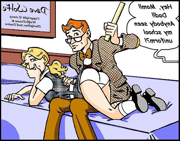 25P Spanking Cartoons