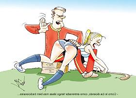 25P Spanking Cartoons
