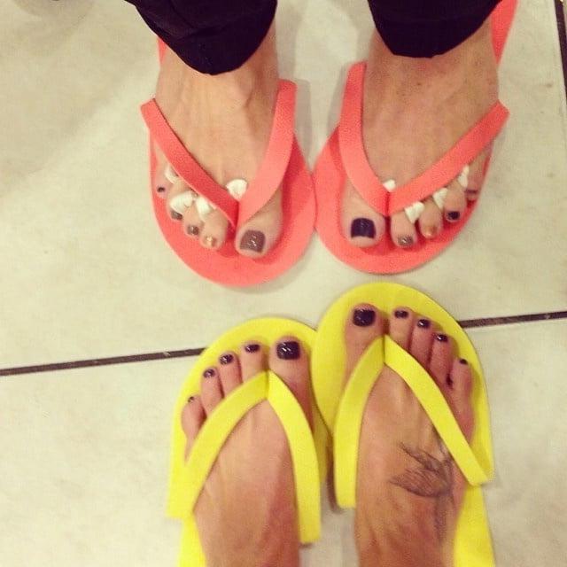 9P Lena Headey perfect toes