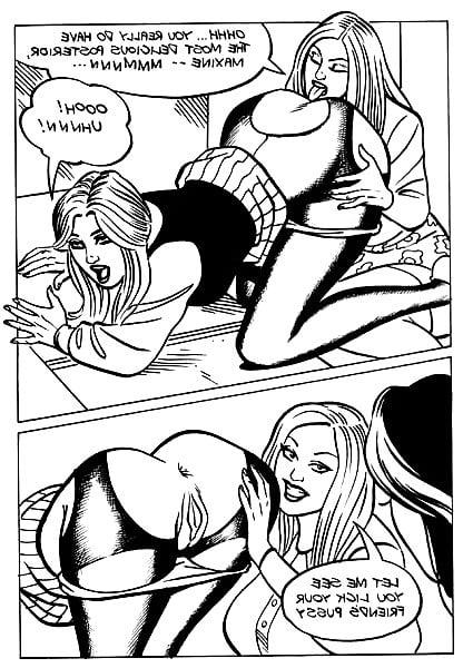 22P Cartoon Schoolgirl Frolics