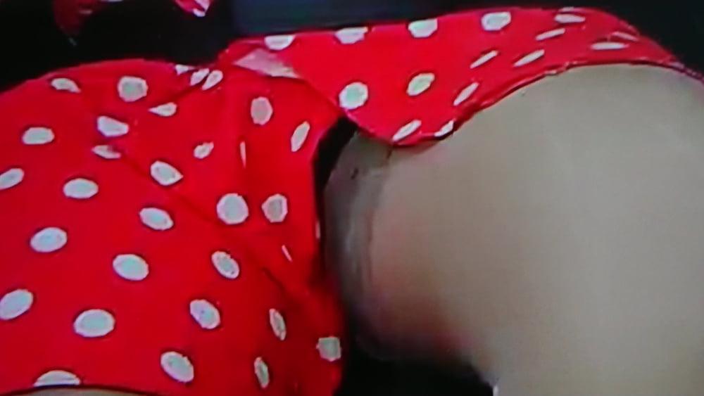 25P Stockings upskirt in car