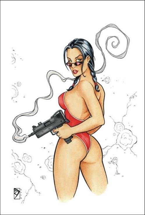 25P Lara Croft cartoon
