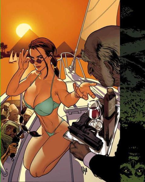 25P Lara Croft cartoon