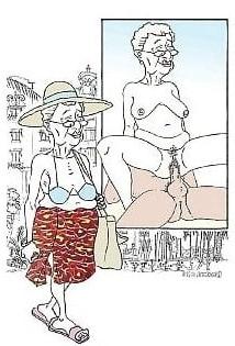 25P Granny cartoon
