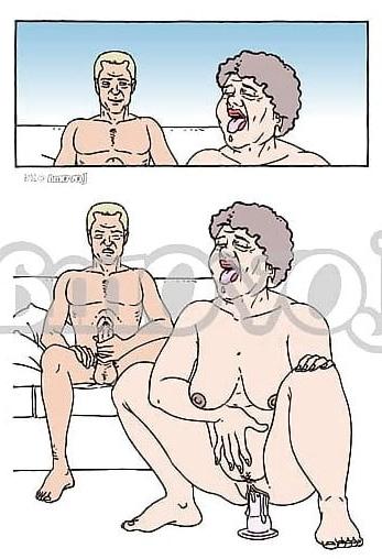 25P Granny cartoon