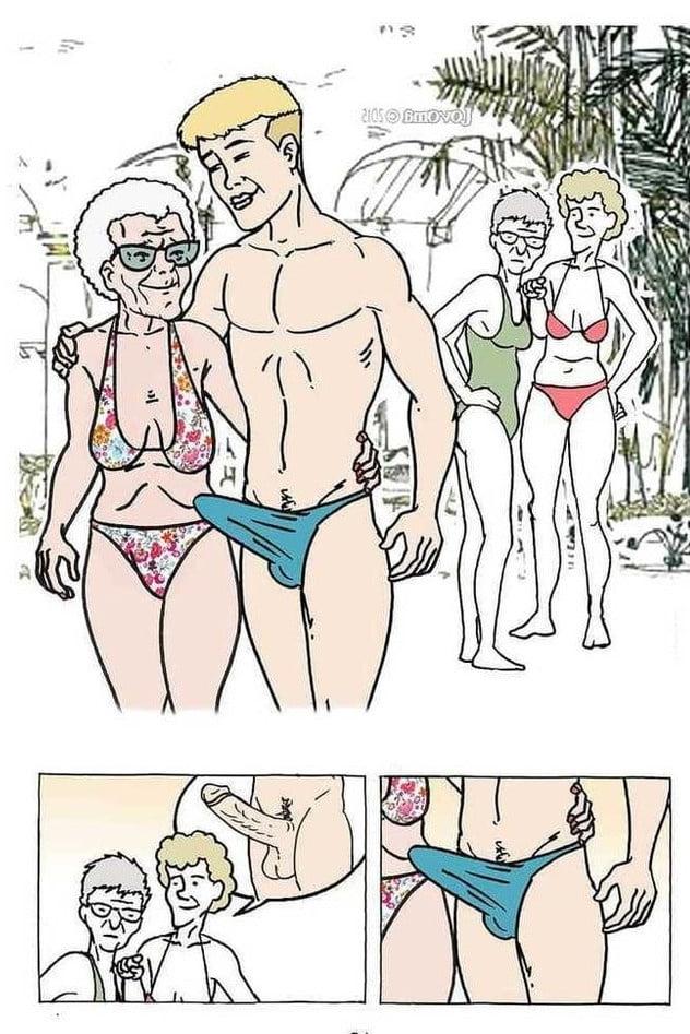 25P Granny cartoon