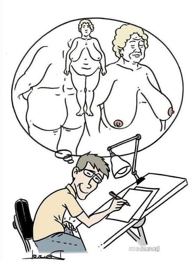 25P Granny cartoon