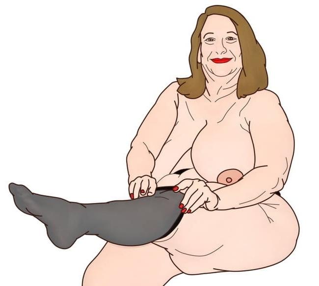 25P Granny cartoon