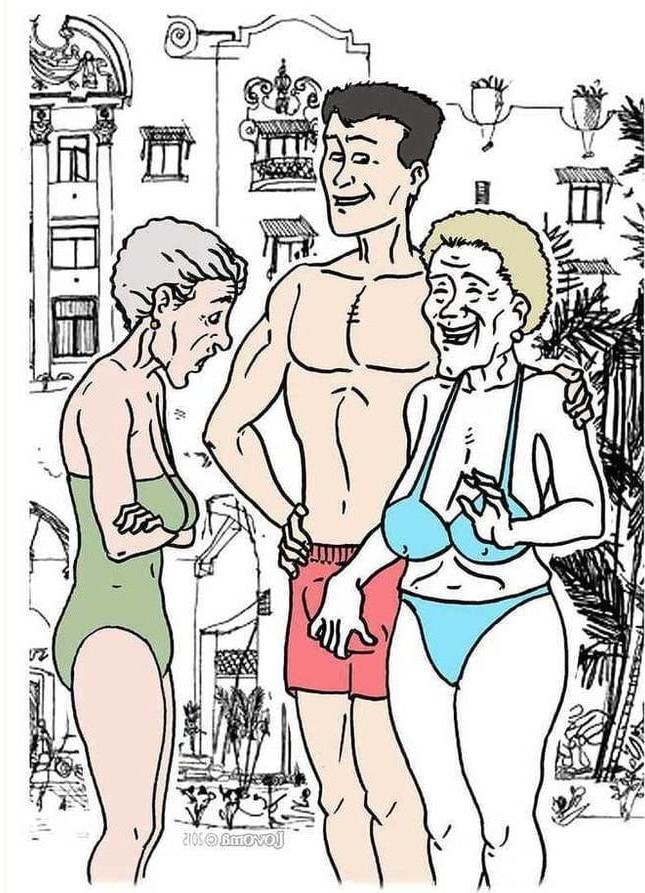 25P Granny cartoon