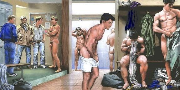 25P Cartoon gay ( sex and water)
