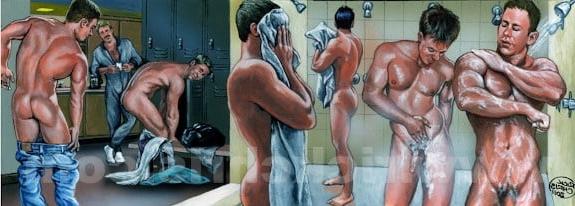 25P Cartoon gay ( sex and water)