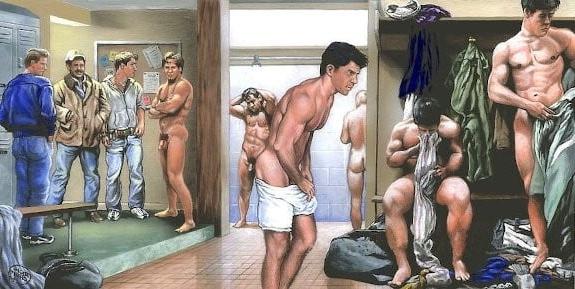 25P Cartoon gay ( sex and water)