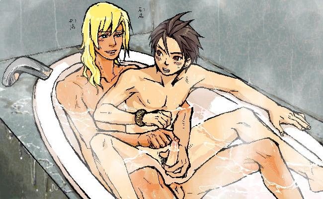25P Cartoon gay ( sex and water)