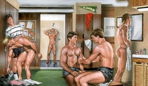 25P Cartoon gay ( sex and water)