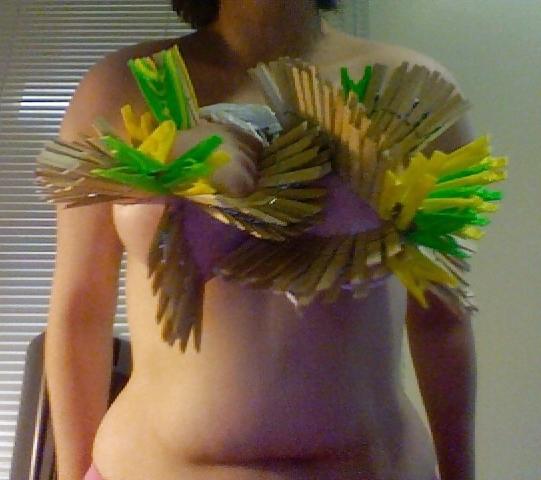 25P Big Natural Boobs Tortured With Over 100 pegs