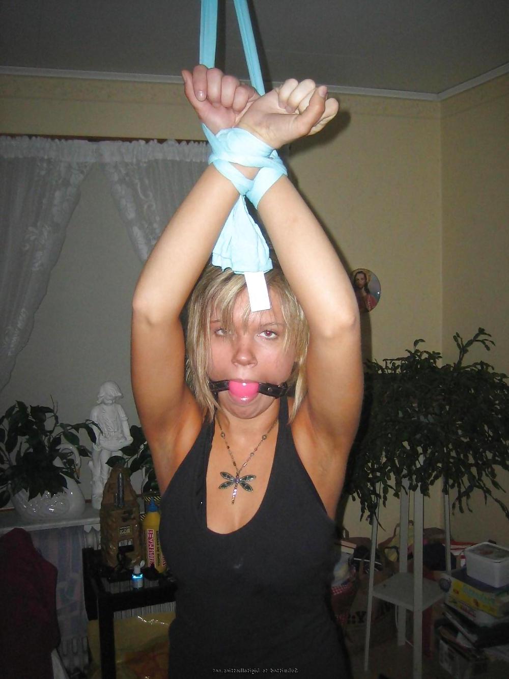 14P Bondage a little bit for a Teen