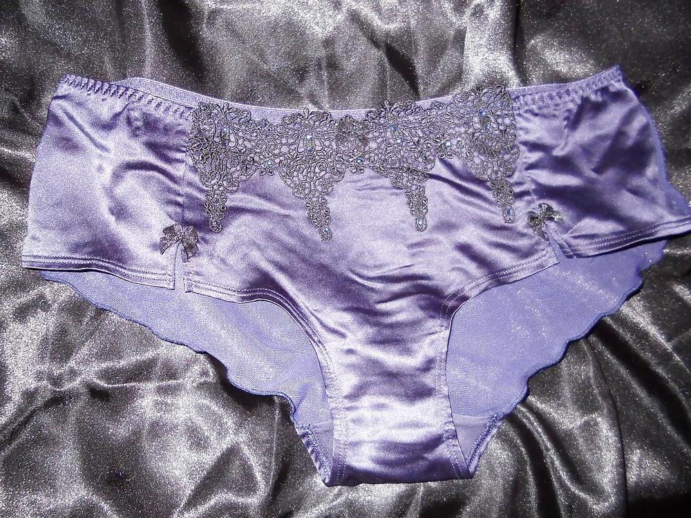 21P Satin sheer knickers and cami top